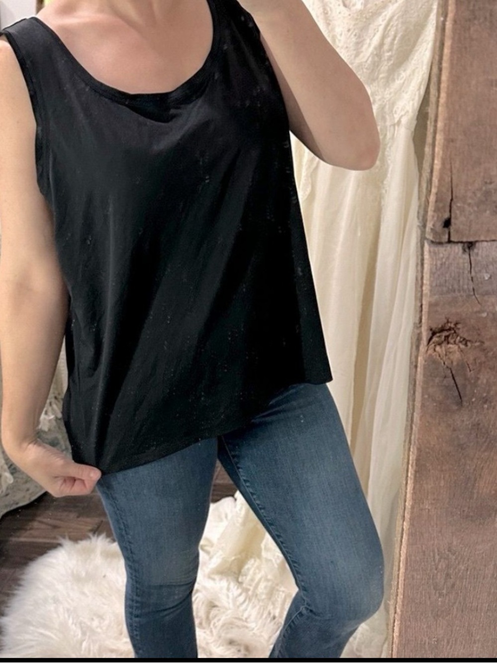 Peter Nygard Black Tank Top size 2X